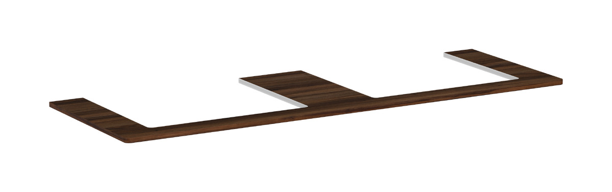 Hansgrohe Xelu Q piano sopra armadietto 156x55 cm noce 54112630