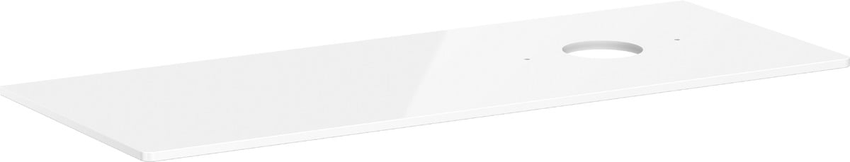 Hansgrohe Xelu Q piano sopra armadietto 136x55 cm bianco 54117050