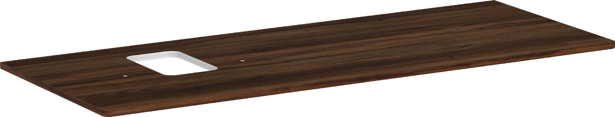 Hansgrohe Xelu Q piano sopra armadietto 136x55 cm noce 54123630