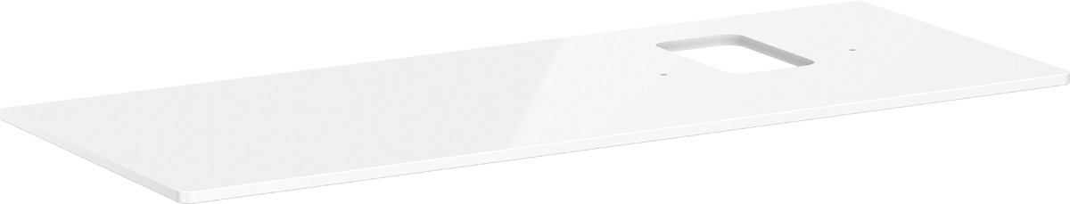 Hansgrohe Xelu Q piano sopra armadietto 136x55 cm bianco 54124050