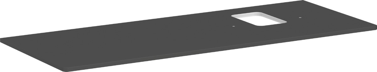 Hansgrohe Xelu Q piano sopra armadietto 136x55 cm grigio 54124910