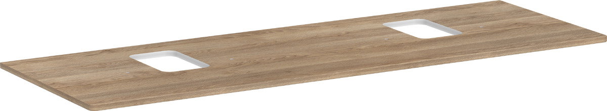 Hansgrohe Xelu Q piano sopra armadietto 156x55 cm rovere 54126230