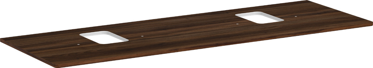 Hansgrohe Xelu Q piano sopra armadietto 156x55 cm noce 54126630