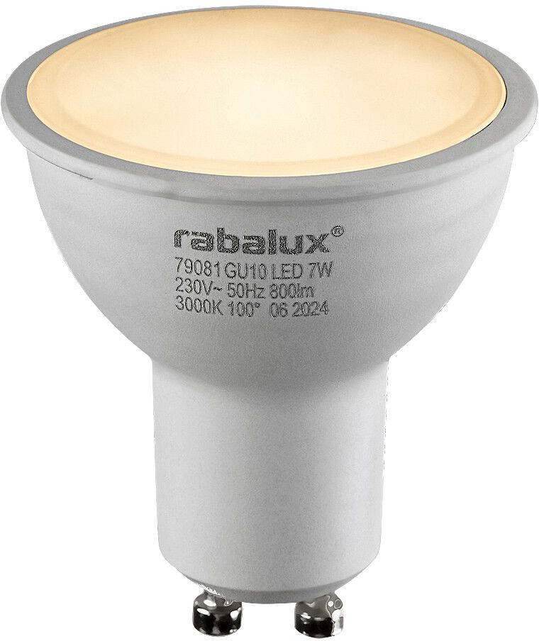 Rabalux Smd-Led lampadina led 1x7 W 3000 K GU10 79081