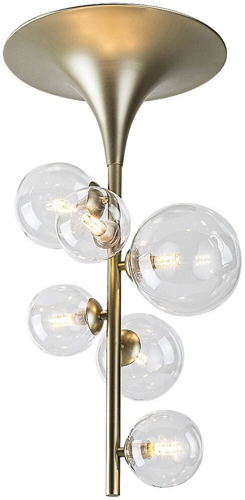 Rabalux Aslov lampada da soffitto 5x28 W trasparente-oro 71298