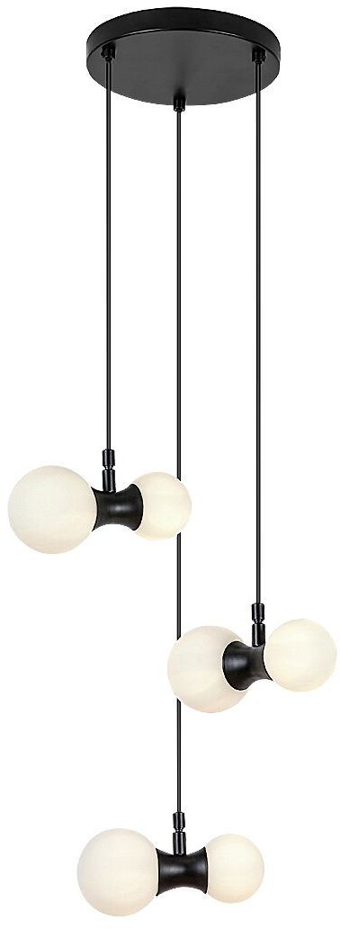 Rabalux Lition lampada sospesa 6x28 W bianco-nero 72300