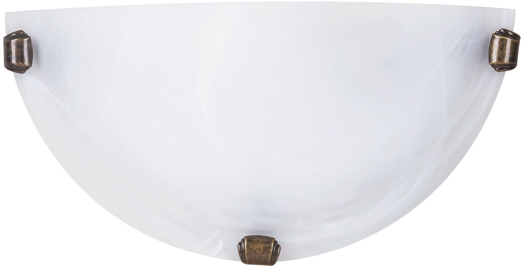 Rabalux Alabastro lampada da parete 1x60 W bianco-marrone 3003