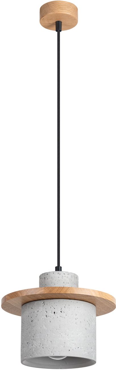 Sollux Lighting Mab lampada sospesa 1x15 W grigio/cenere SL.1363