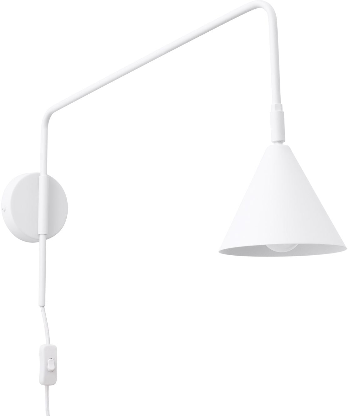 Sollux Lighting Nox lampada da parete 1x10 W bianco SL.1696