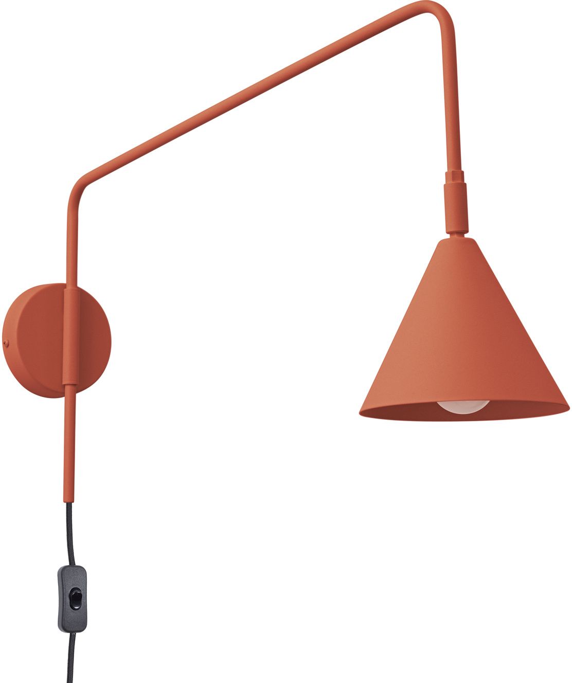 Sollux Lighting Nox lampada da parete 1x10 W rosso SL.1701