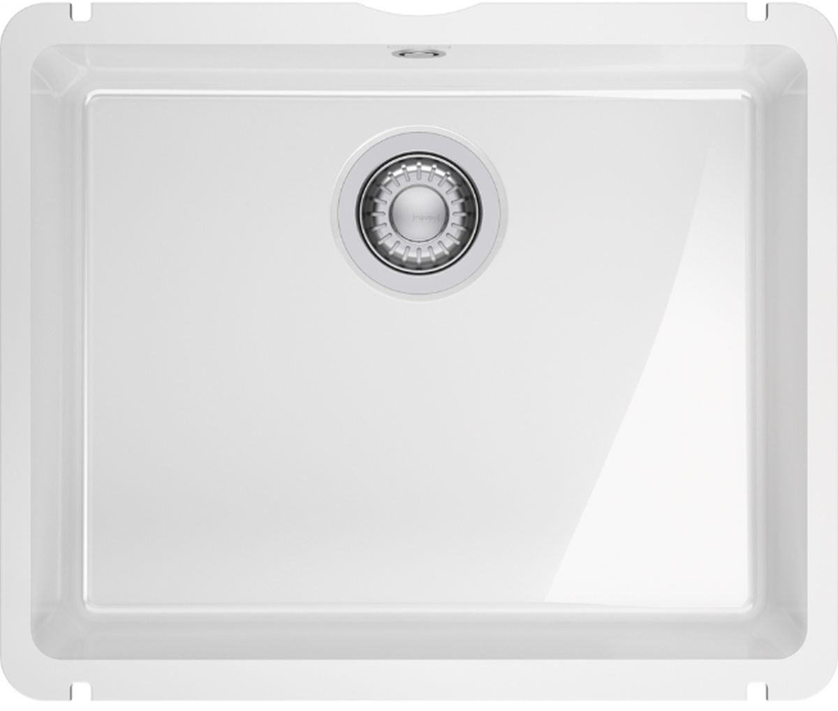 Franke KubusX lavello in ceramica 50.5x40 cm bianco 126.0738.290