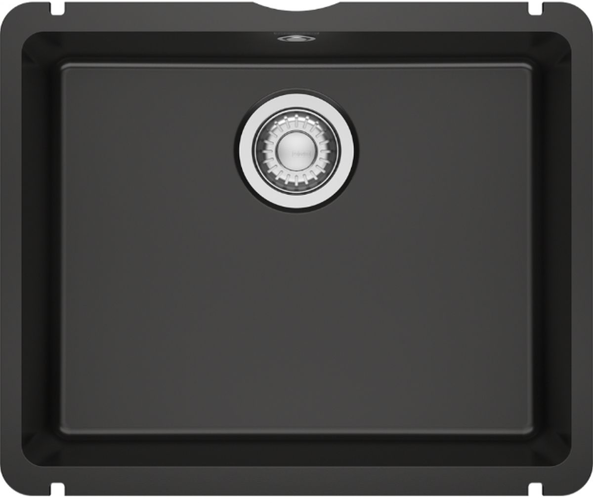 Franke KubusX lavello in ceramica 50.5x40 cm nero 126.0738.293