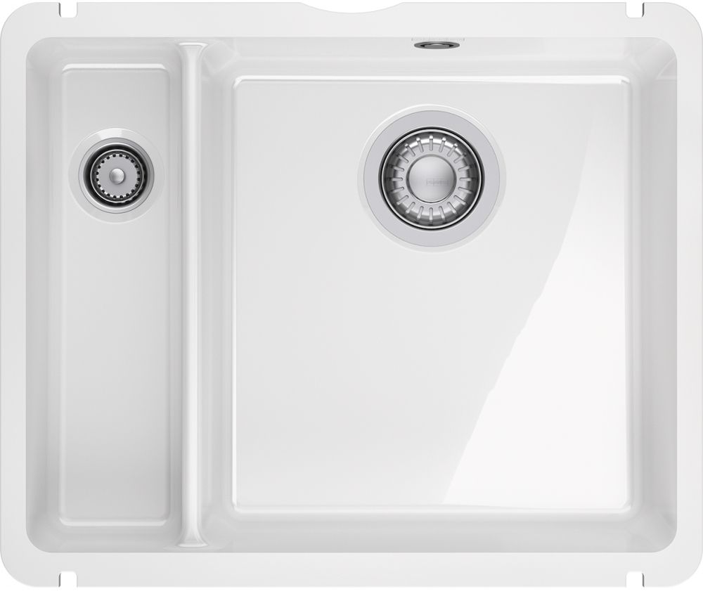 Franke KubusX lavello in ceramica 49x40 cm bianco 126.0738.298