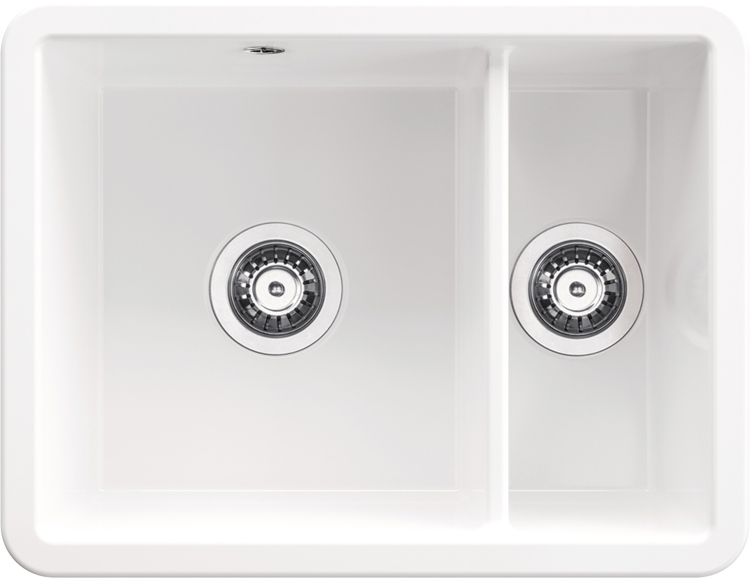 Deante Lumi lavello in ceramica 55.5x43 cm bianco ZCU_6503