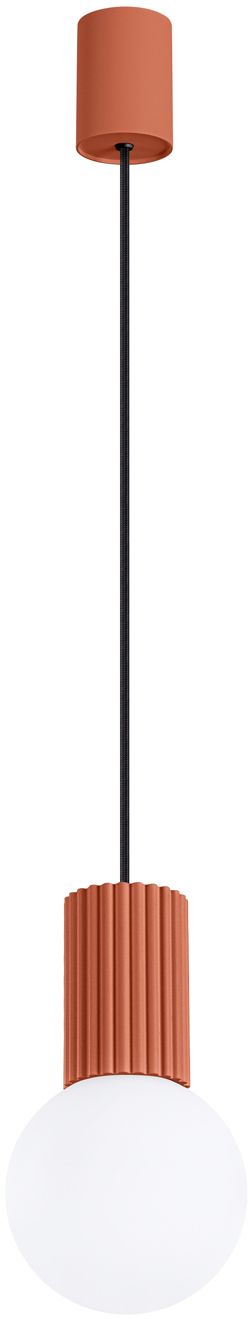 Sollux Lighting Halo lampada sospesa 1x8 W bianco-rosso SL.1729