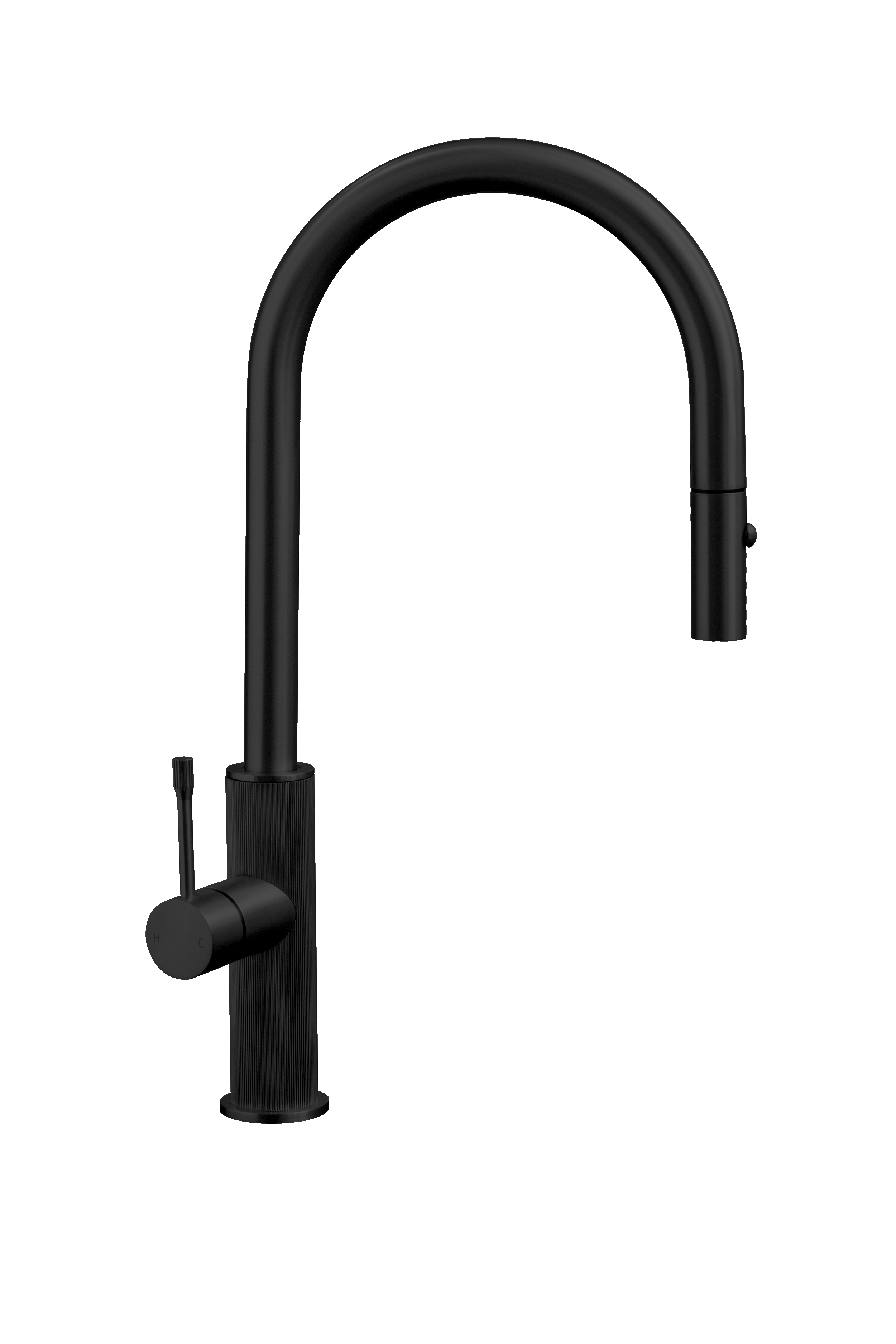 Berg Solena rubinetto da cucina verticale nero 830158B