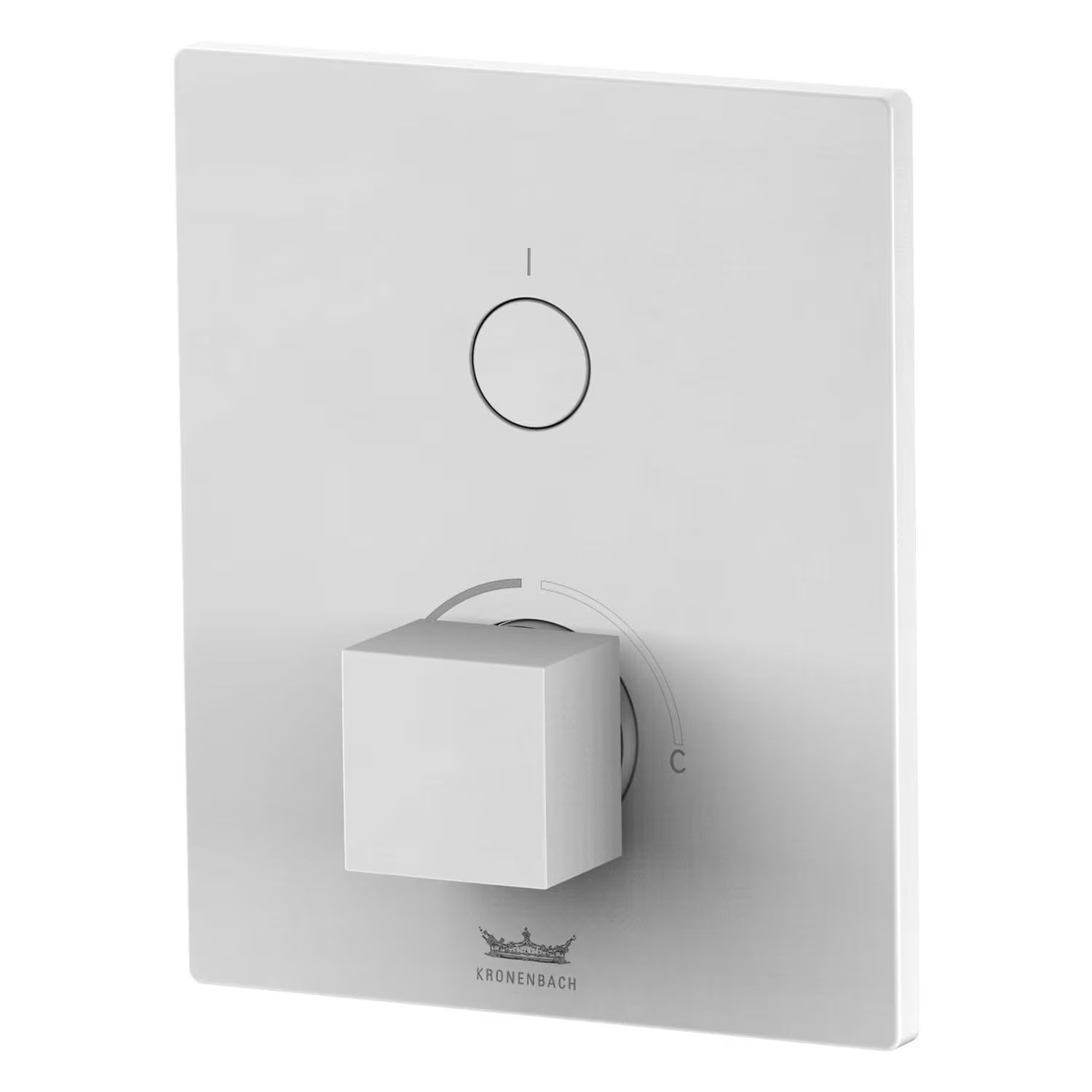 Kronenbach Smart Push rubinetto per doccia da incasso bianco 19045001WM