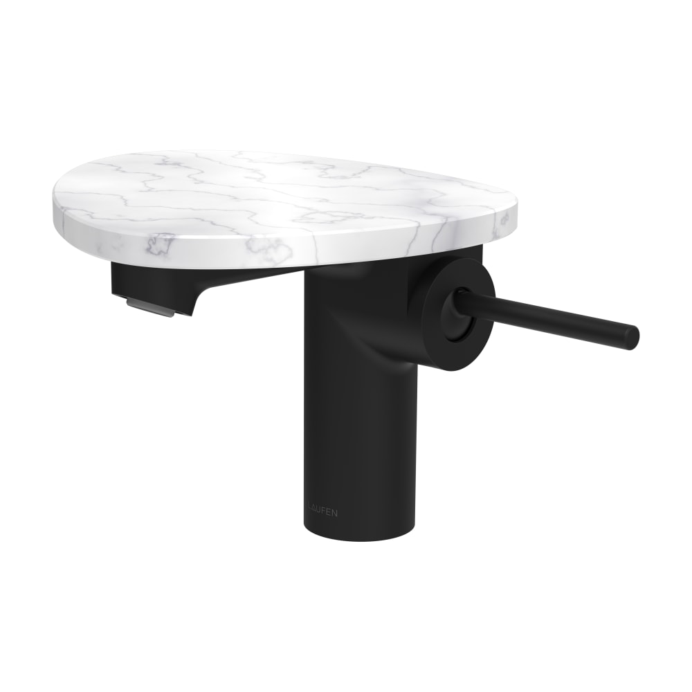 Laufen Ada rubinetto per lavabo verticale bianco-nero HF506702515060