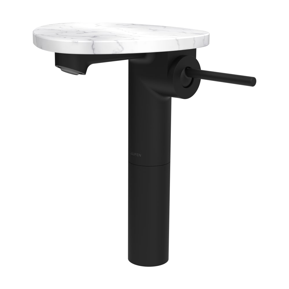 Laufen Ada rubinetto per lavabo verticale bianco-nero HF506714515060