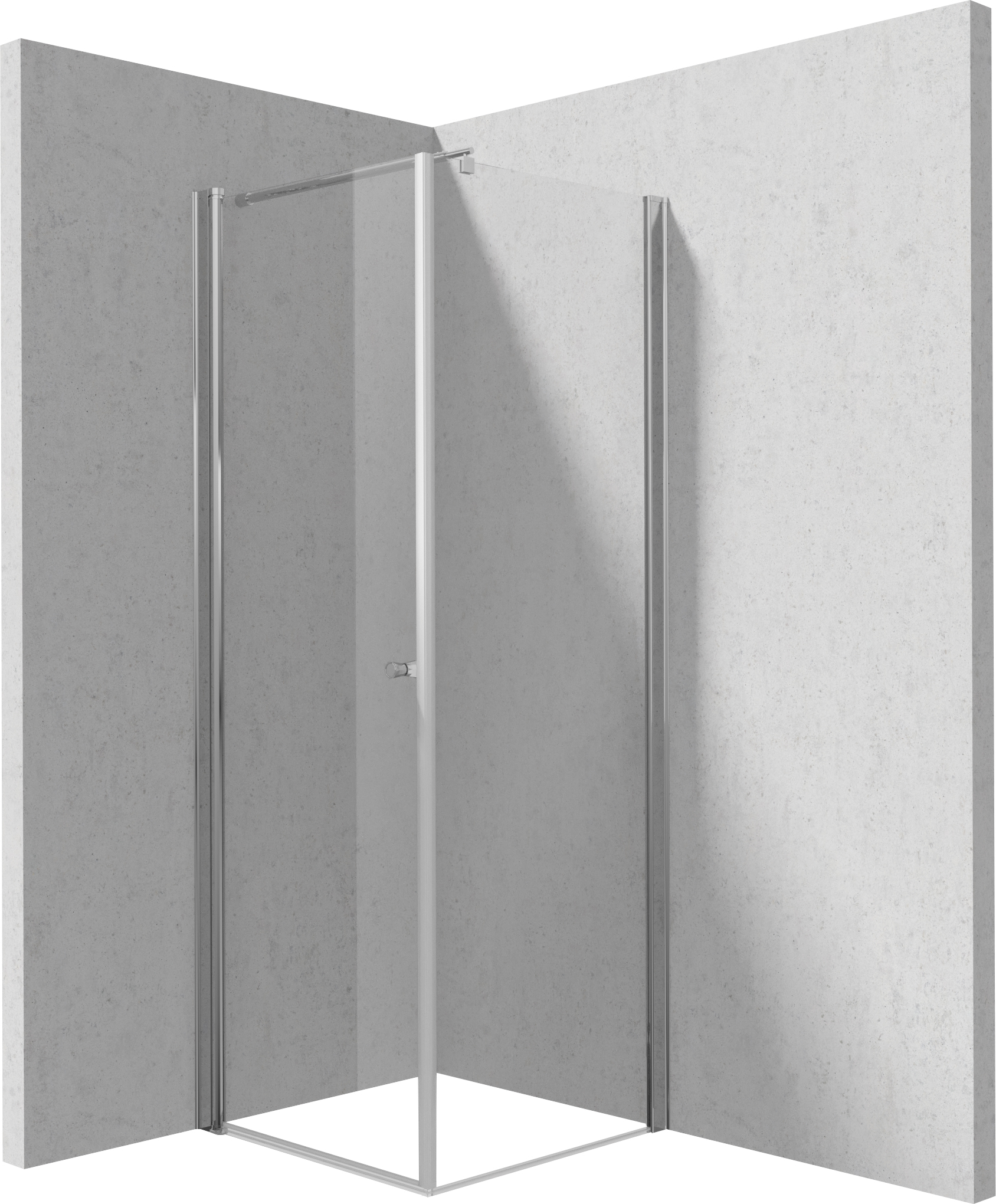 Deante Kerria Plus box doccia 90x90 cm quadrato cromo lucida/vetro trasparente KKN0W09S09