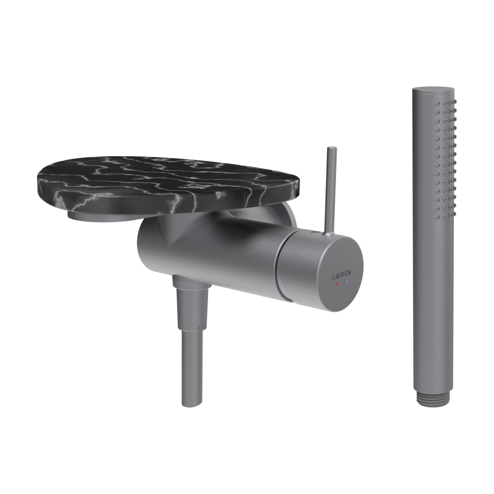 Laufen Ada rubinetto per doccia da incasso nero HF506755506060