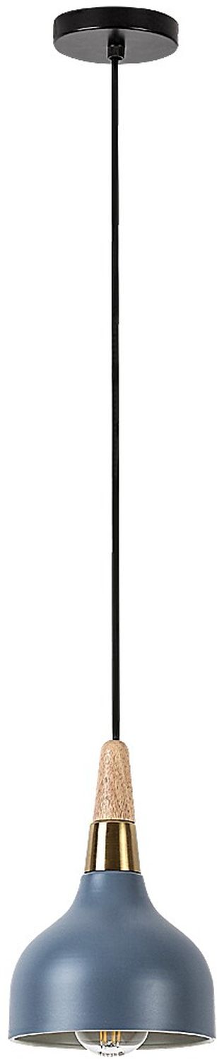 Rabalux Drusilla lampada sospesa 1x40 W nero-oro-grigio/cenere-legno 72135