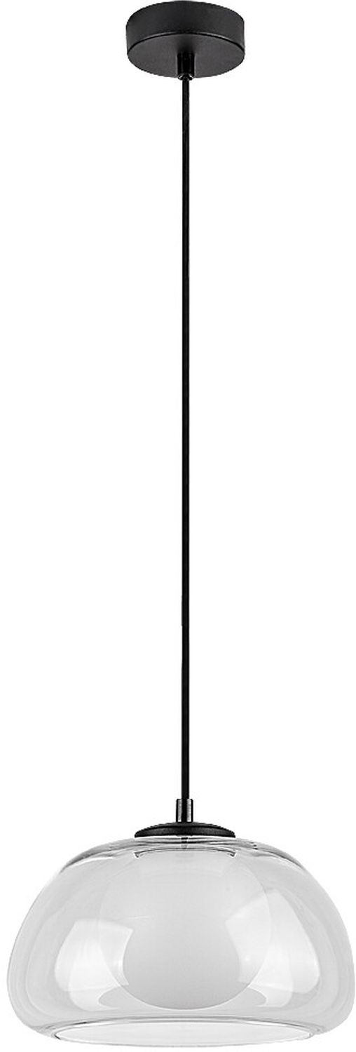 Rabalux Elowen lampada sospesa 1x5 W bianco-nero-trasparente 72274