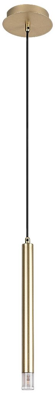 Rabalux Ramira lampada sospesa 1x5 W trasparente-oro 72357