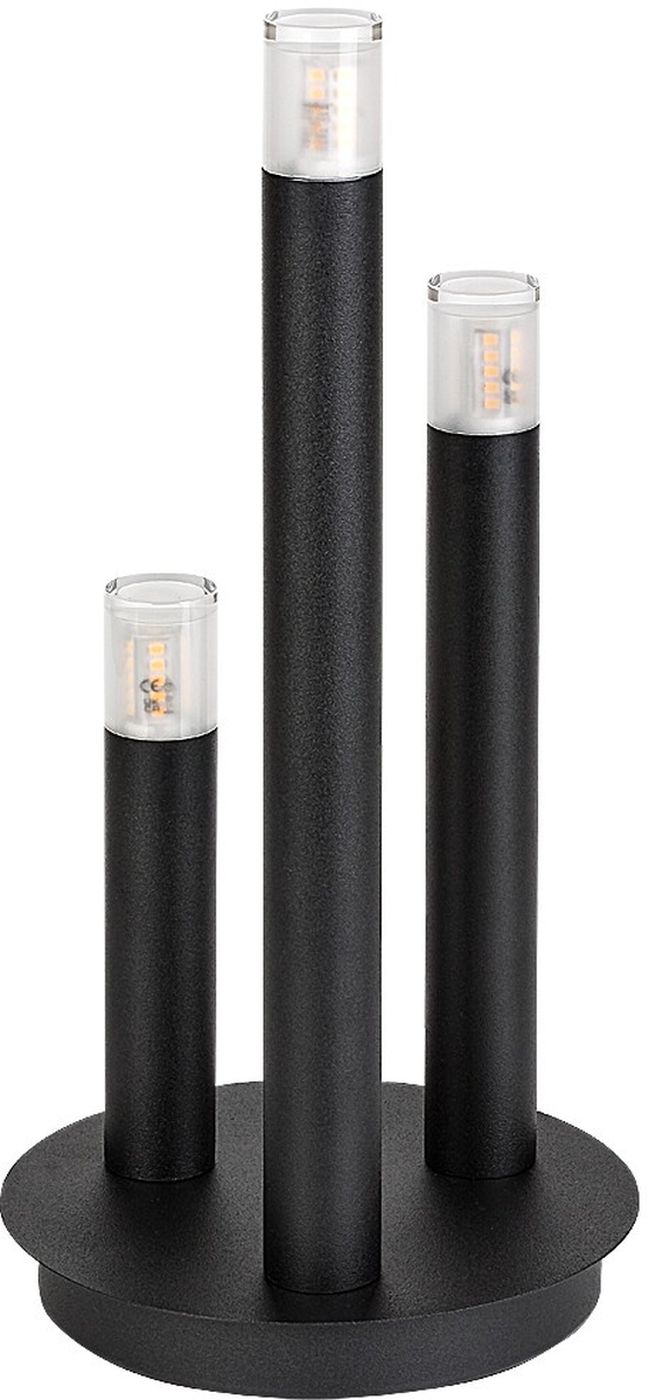Rabalux Ramira lampada da tavolo 3x5 W nero-trasparente 74365