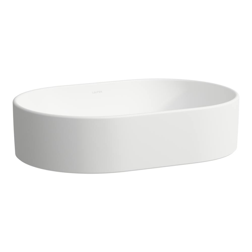 Laufen Savoy lavabo 55x38 cm ovale da appoggio bianco opaca H8129447571091