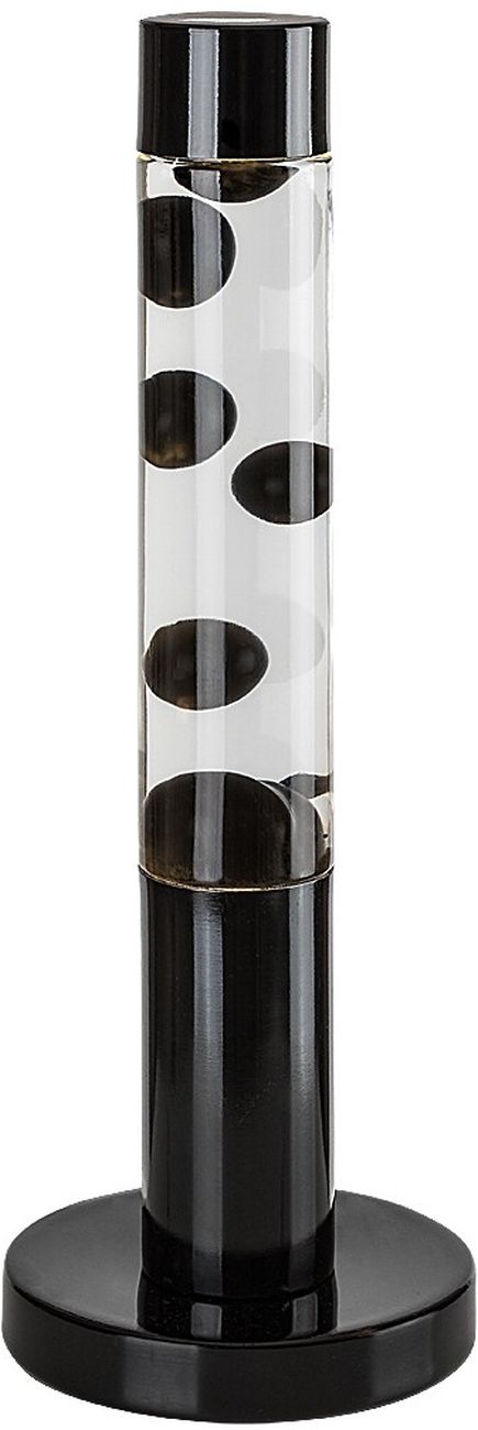 Rabalux Lavastic lampada da tavolo 1x25 W nero-trasparente 76027