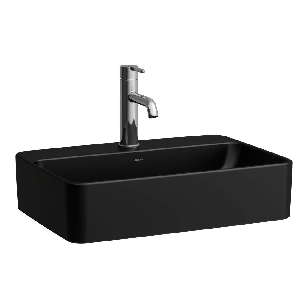 Laufen Savoy lavabo 55x38 cm rettangolare da appoggio nero H8169457161041