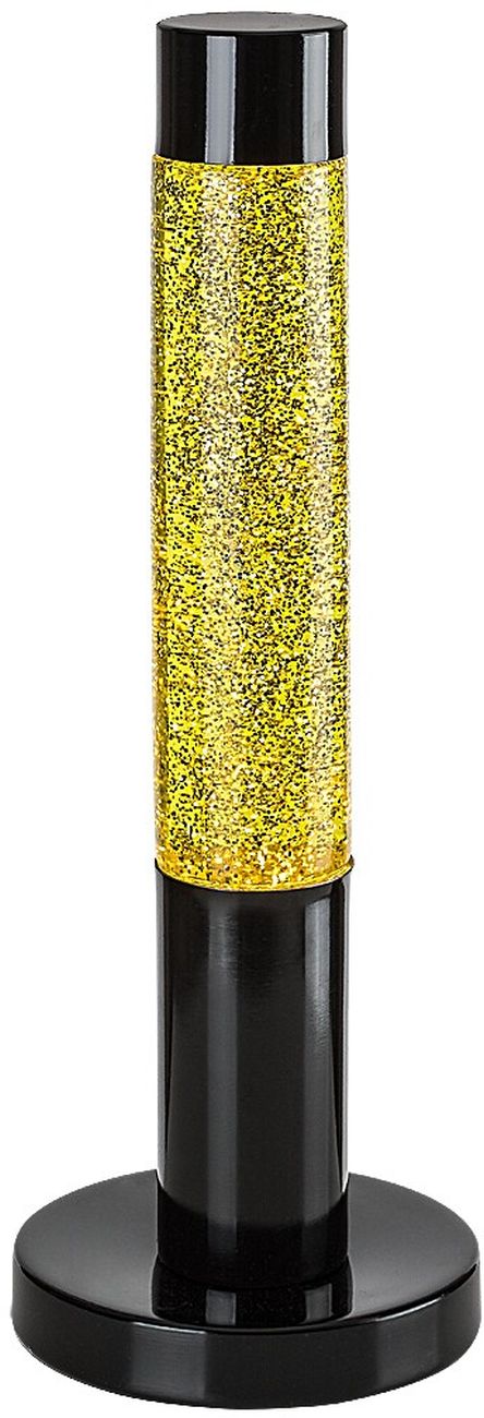 Rabalux Lavastic lampada da tavolo 1x25 W nero-trasparente-oro 76029