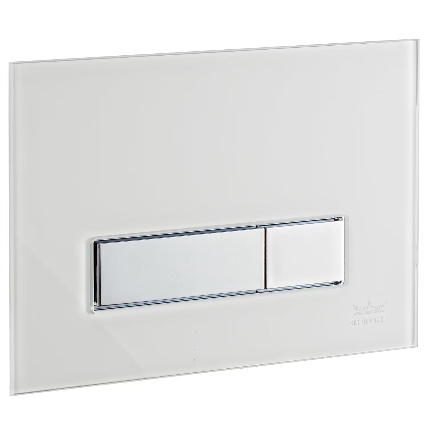 Kronenbach Plantec 2.0 placca di comando per WC cromo lucido-bianco KB829011904