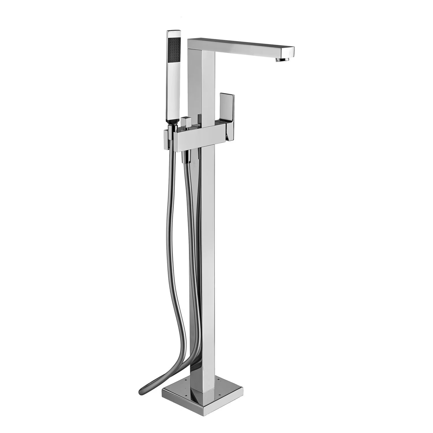 Kronenbach Quara 3.0 rubinetto per vasca e doccia a terra cromo KB100365C10