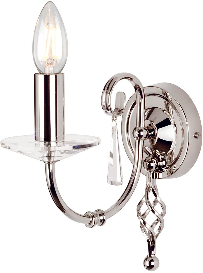 Elstead Lighting Aegean lampada da parete 1x60 W nichel AG1-POL-NICKEL