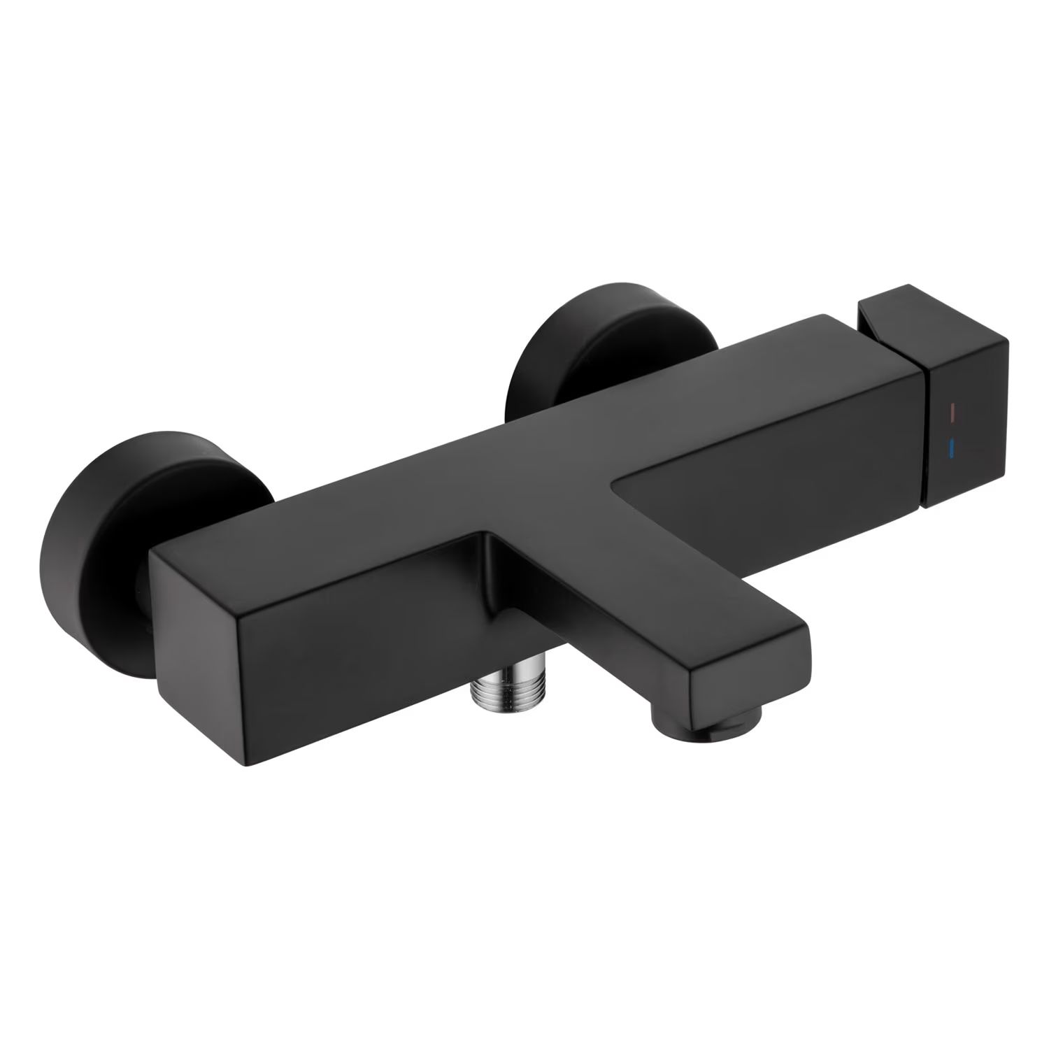 Kronenbach Quara 3.0 rubinetto per vasca e doccia a parete nero KB100363C11