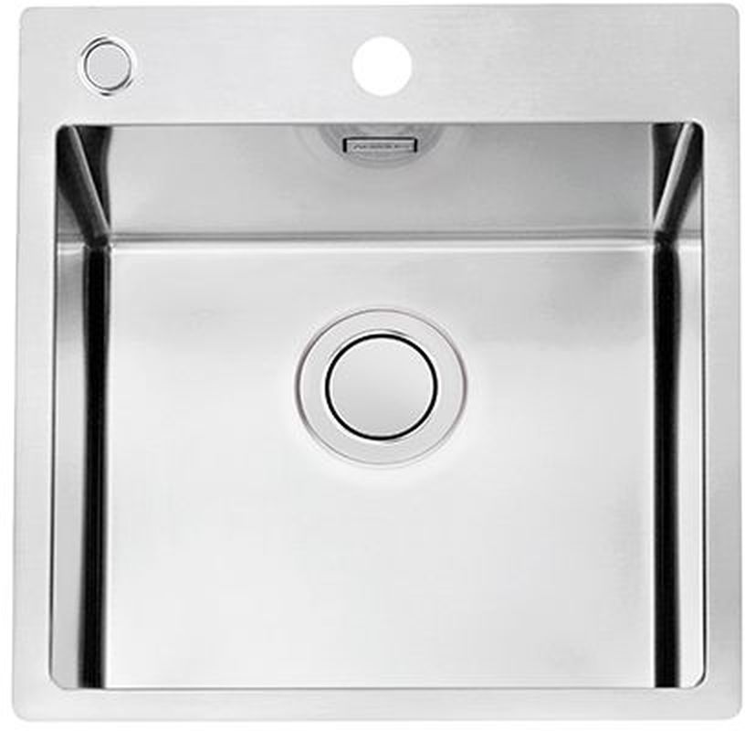 Alveus Pure lavello in acciaio 52.5x46.5 cm acciaio 1149510