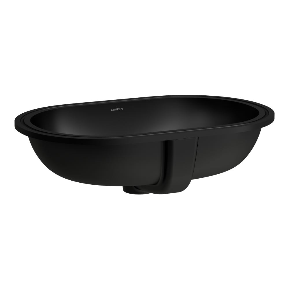 Laufen Savoy lavabo 51x31 cm ovale sottopiano nero H8189457161091
