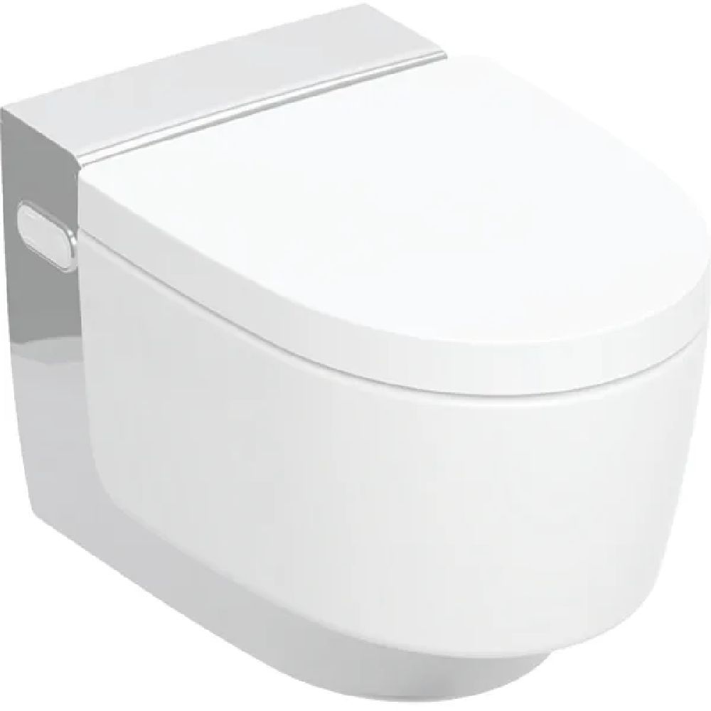 Geberit AquaClean vaso con sedile bidet sospeso senza brida con scarico a vortice bianco 146.210.11.1