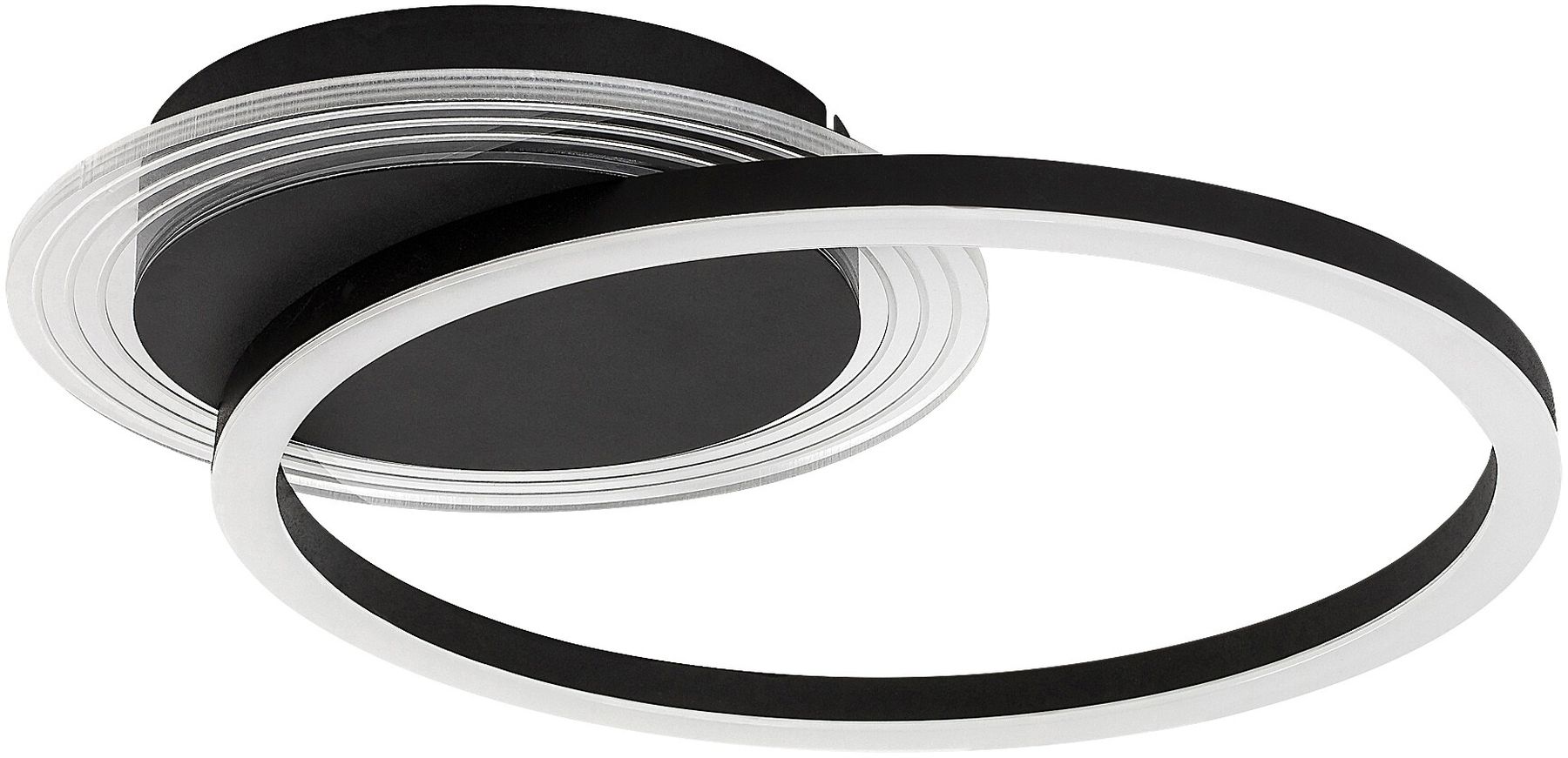 Rabalux Kerstin lampada da soffitto 2x24 W bianco-nero 71368
