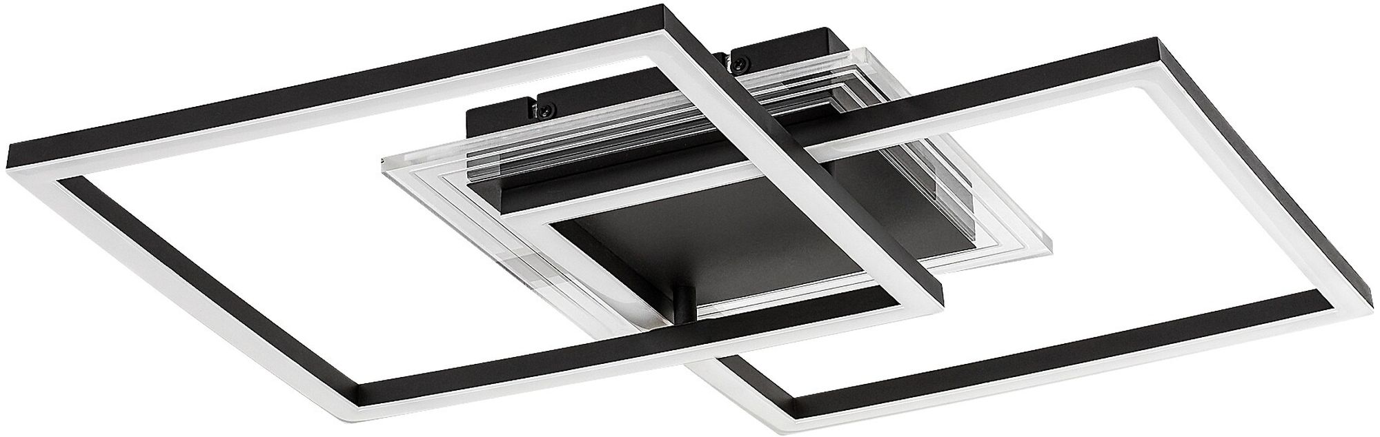 Rabalux Ottavia lampada da soffitto 3x28 W bianco-nero 71372