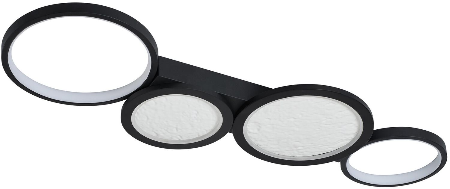 Rabalux Aranis lampada da soffitto 4x40 W bianco-nero 71379