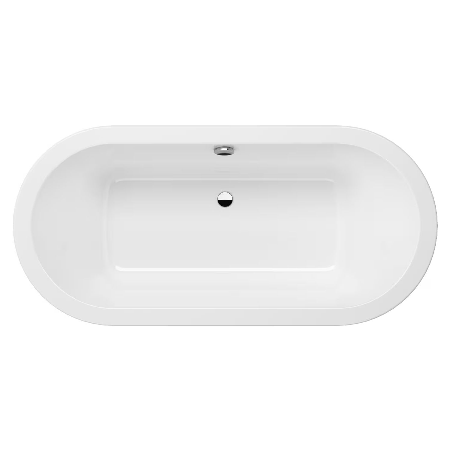 Kronenbach Tube vasca da bagno ovale 180x85 cm bianco KBABO1885