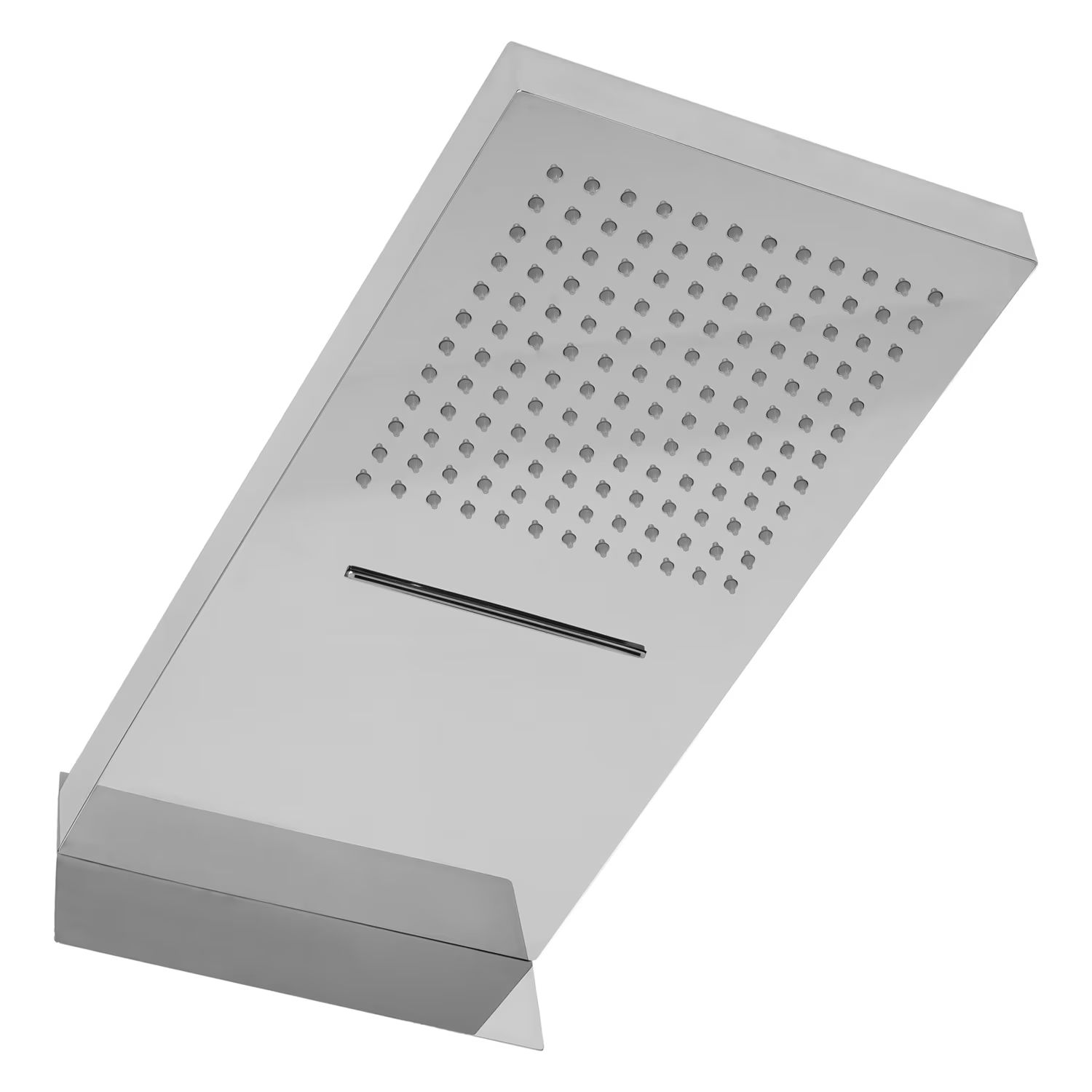 Kronenbach Spa soffione doccia 50x25 cm rettangolare cromo KBMBBPRBOR250-2