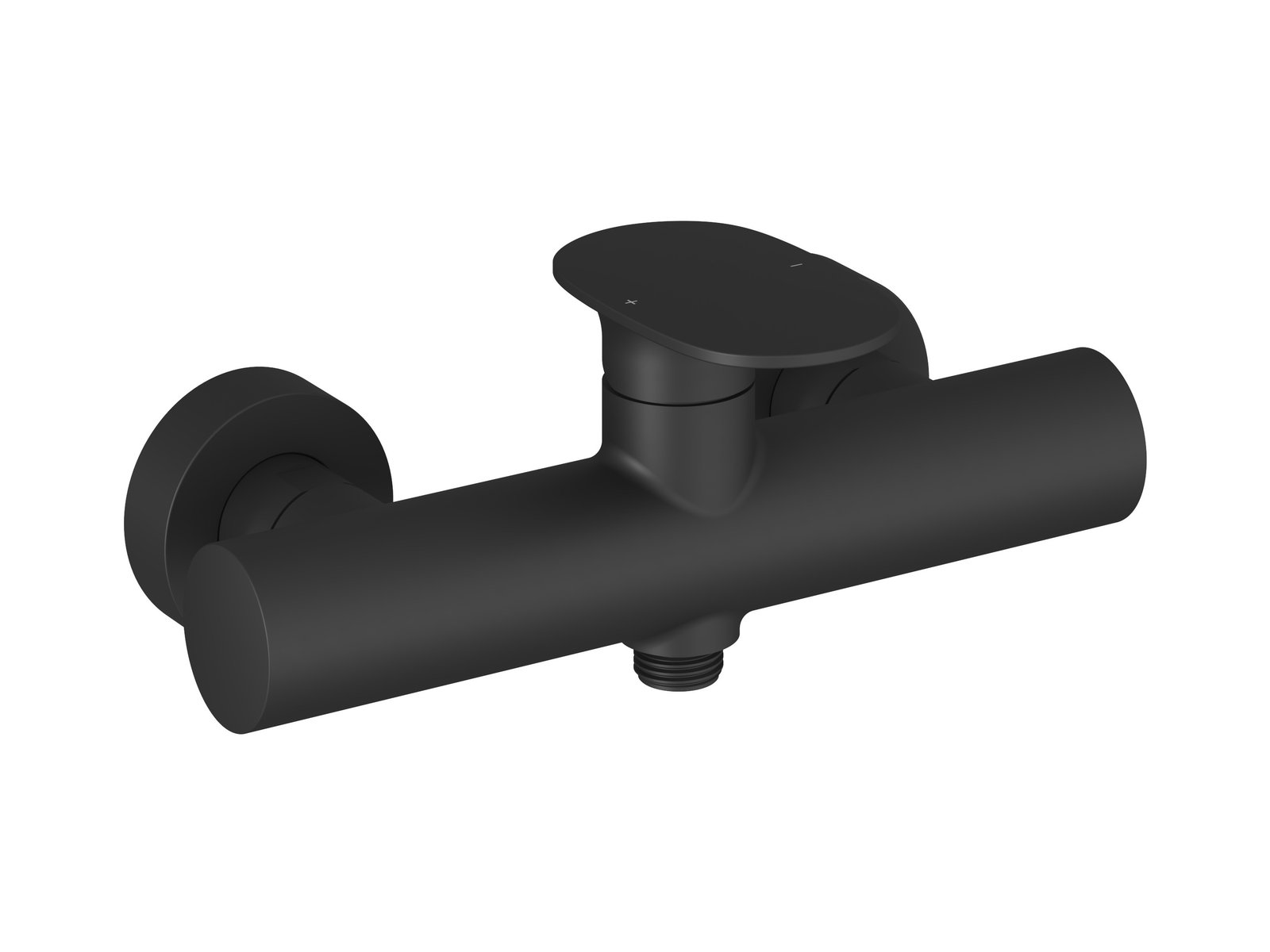 Ravak Spring rubinetto per doccia a parete nero X070549