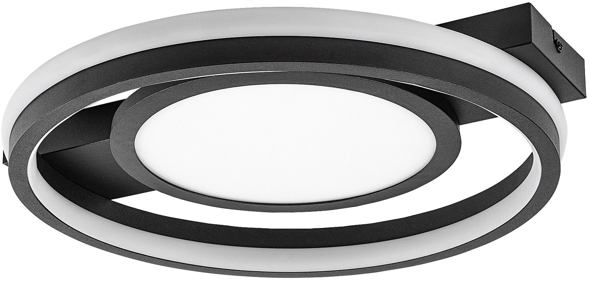 Rabalux Shirin lampada da soffitto 3x40 W bianco-nero 71401