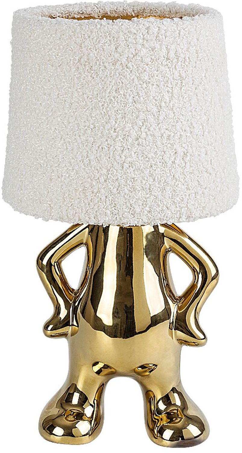 Rabalux Smurfy lampada da tavolo 1x40 W oro -crema 74215