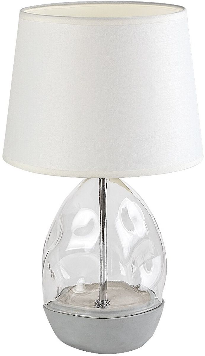 Rabalux Apolonia lampada da tavolo 1x40 W bianco-trasparente 74227