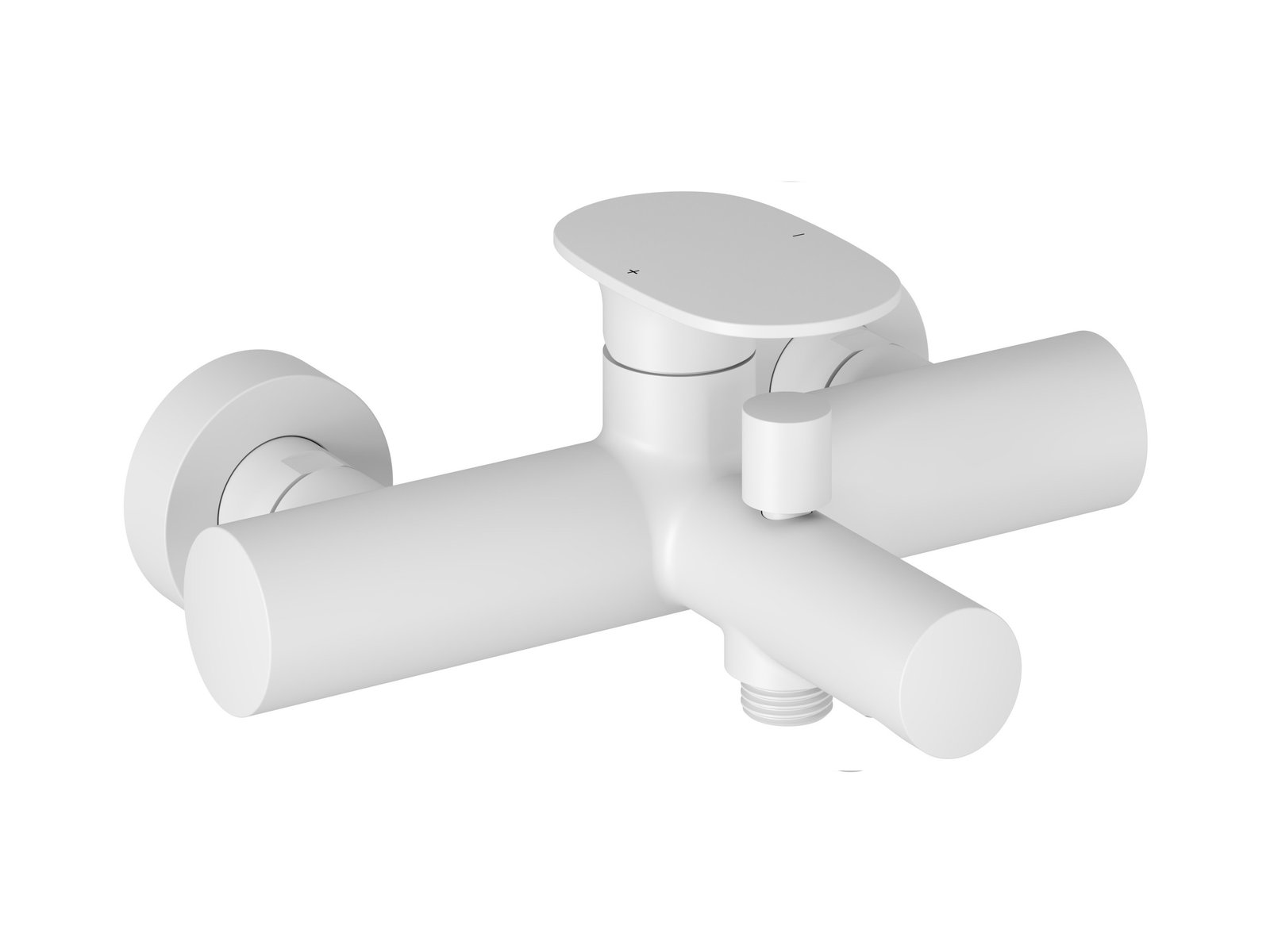 Ravak Spring rubinetto per vasca e doccia a parete bianco X070569